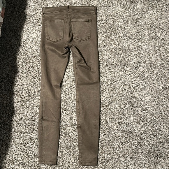 Toothpick skinny faux suede pants - Picture 6 of 10